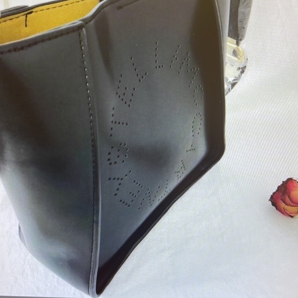 Stella McCartney Logo Crossbody Bag Black - Picture 11 of 11